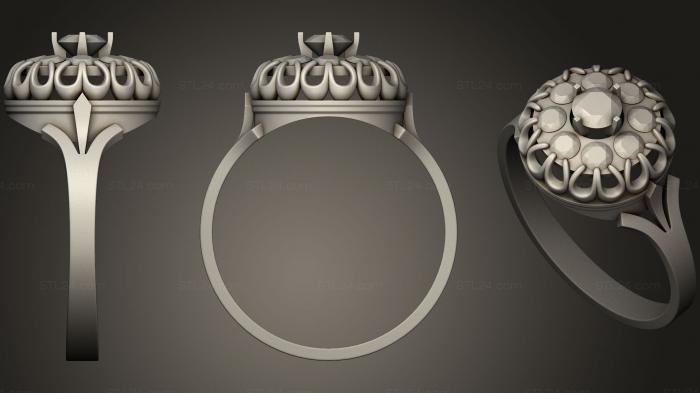 Jewelry rings (Ring 100, JVLRP_0582) 3D models for cnc